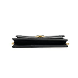 thumbnail Vavin chain Wallet in black leather ghw