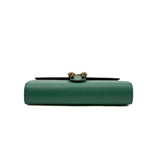 thumbnail dionysus wallet on chain in leather green gphw