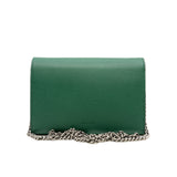 thumbnail dionysus wallet on chain in leather green gphw
