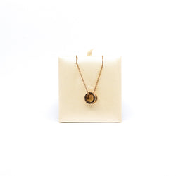b zero 1 beside diamond V necklace in 18k rg - L'UXE LINK