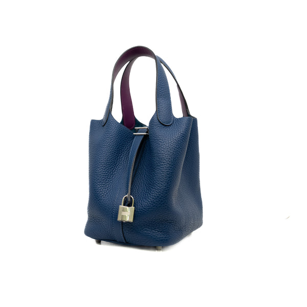 picotin 18 in navy tc D stamp phw