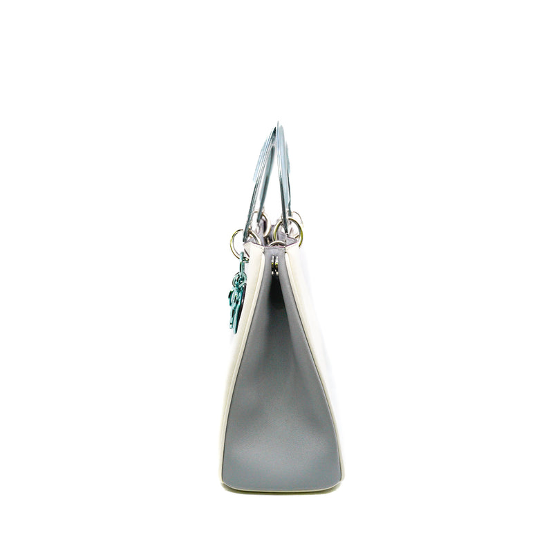 medium issimo in white &light purple calfskin leather with strap phw 2015