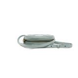 thumbnail cuir triomphe oval crossbody bag in light blue leather ghw