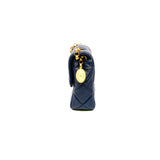 thumbnail mini square cf in lambskin navy GHW