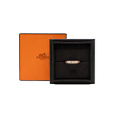 thumbnail Clou d'H ring in 18k rg full diamond #52