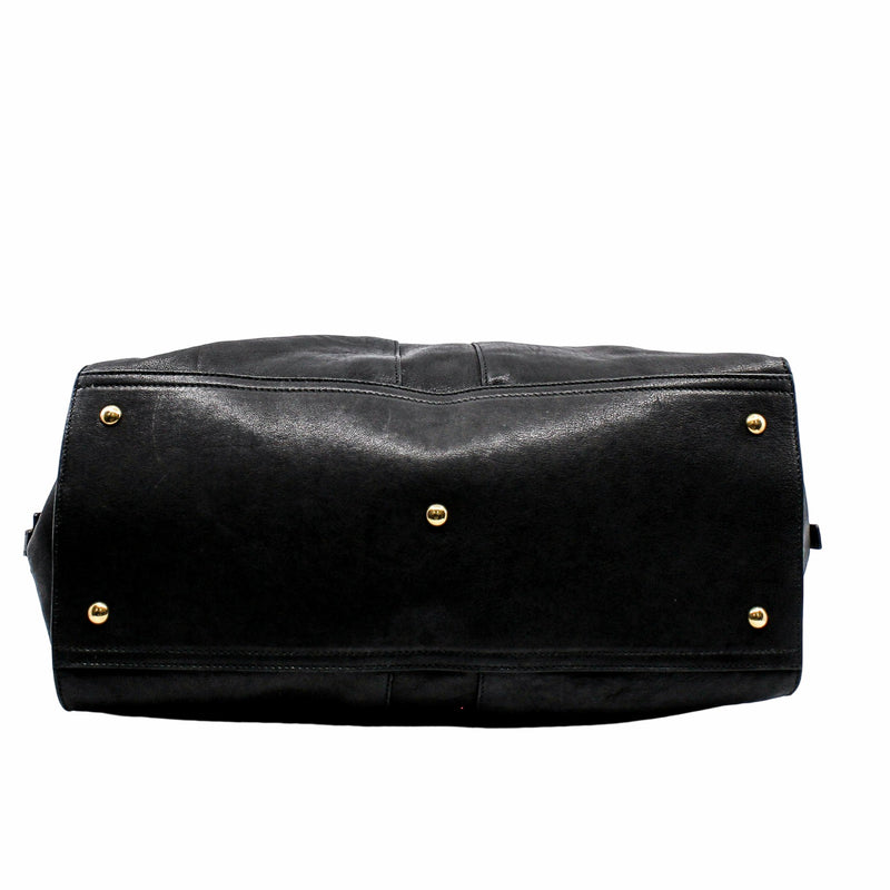 Chyc Cabas Tote large Leather black GHW - L'UXE LINK
