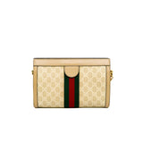 thumbnail small ophidia GG chain bag in beige ghw