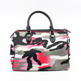 thumbnail Christian Dior x Anselm Reyle Camouflage Canvas Boston Bag PHW - L'UXE LINK