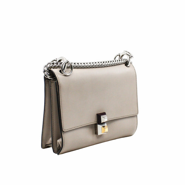 Kan I Shoulder Bag Small Calfskin grey