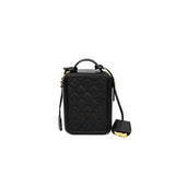 thumbnail small CC filigree vertical vanity case in black caviar 2862XXXX GHW