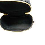 thumbnail small diortravel vanity in black lambskin ghw