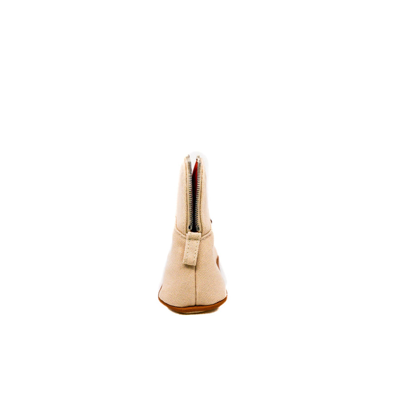 mini bolide pouch in canvas beige phw