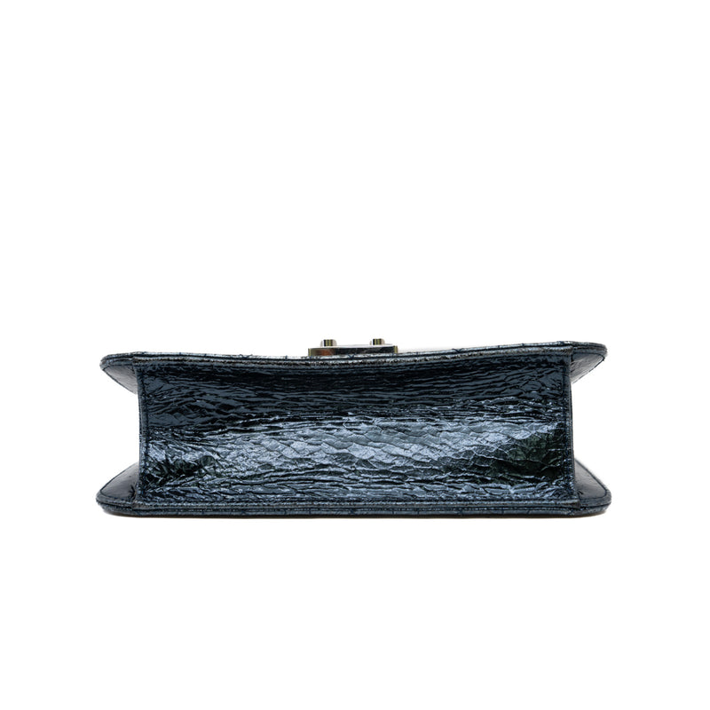 metallic cannage miss dior promenade bag PHW
