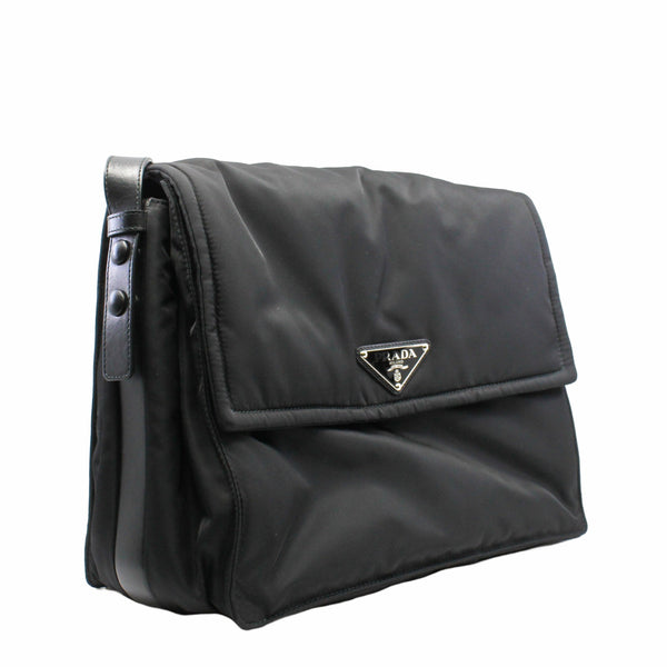 side bag fabric black