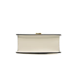 thumbnail small sylvie with top handle in white leather ghw