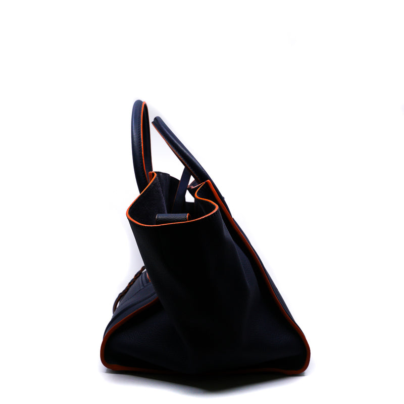 luggage mm in navy/red - L'UXE LINK
