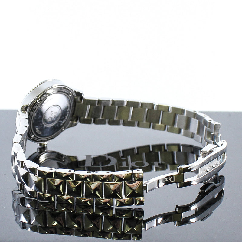 VIII Montaigne 25mm In Stainless Steel/Diamonds Quartz Watch - L'UXE LINK