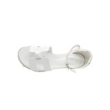 thumbnail Santorini sandal in leather white phw #37