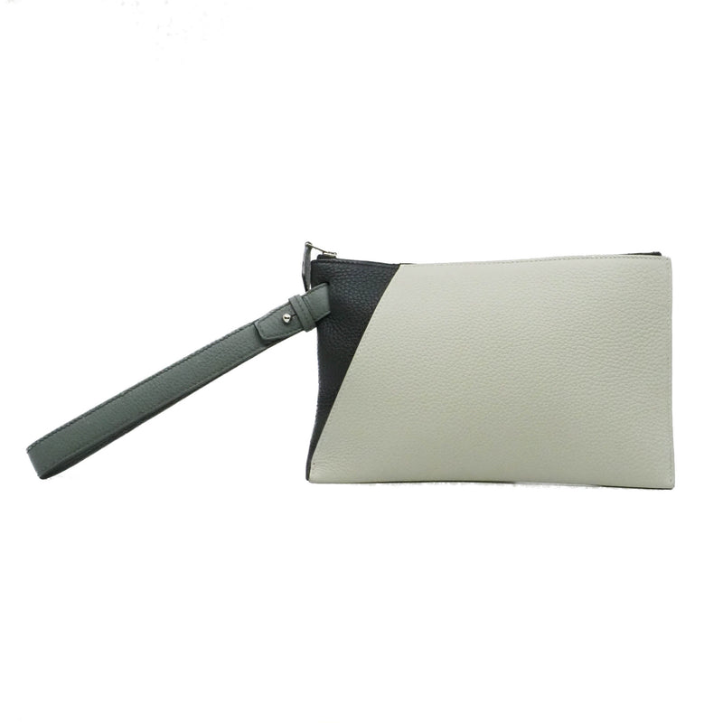 leather unisex clutch mix color - L'UXE LINK