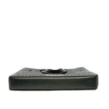 thumbnail intrecciato man's massager bag in dark green phw