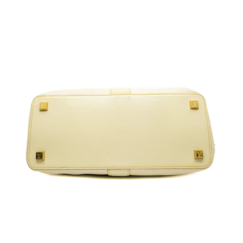 pm suhali l'ingenieux handle tote in leather white ghw 2006