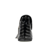 thumbnail large loulou shoulder bag in black matelasse lambskin phw