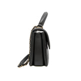 thumbnail Medium Top Handle trandy cc in dark grey lambskin rghw seri 30