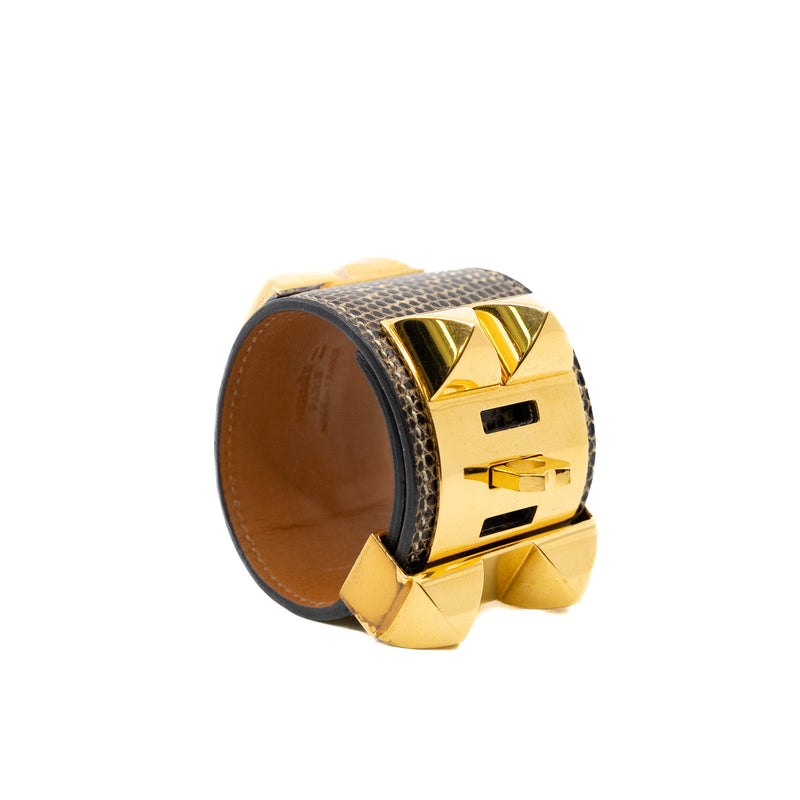 collier de chien bracelet in lizard ghw