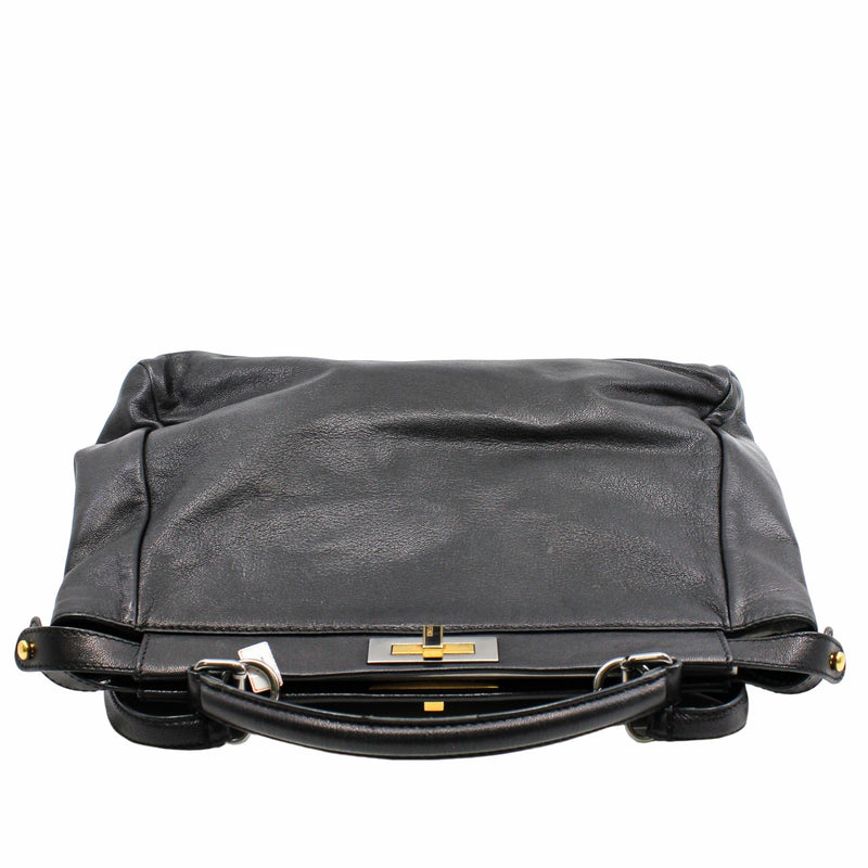 Peekaboo Tote Large Black GHW - L'UXE LINK