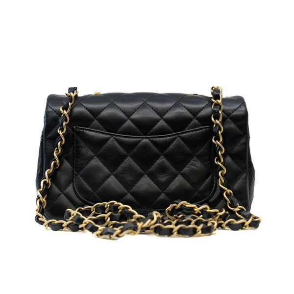 limited mini cf in lambskin black ghw seri 26