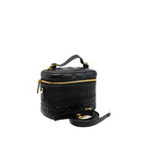 thumbnail small diortravel vanity in black lambskin ghw