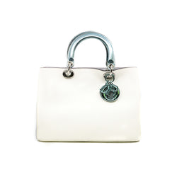 medium issimo in white &light purple calfskin leather with strap phw 2015