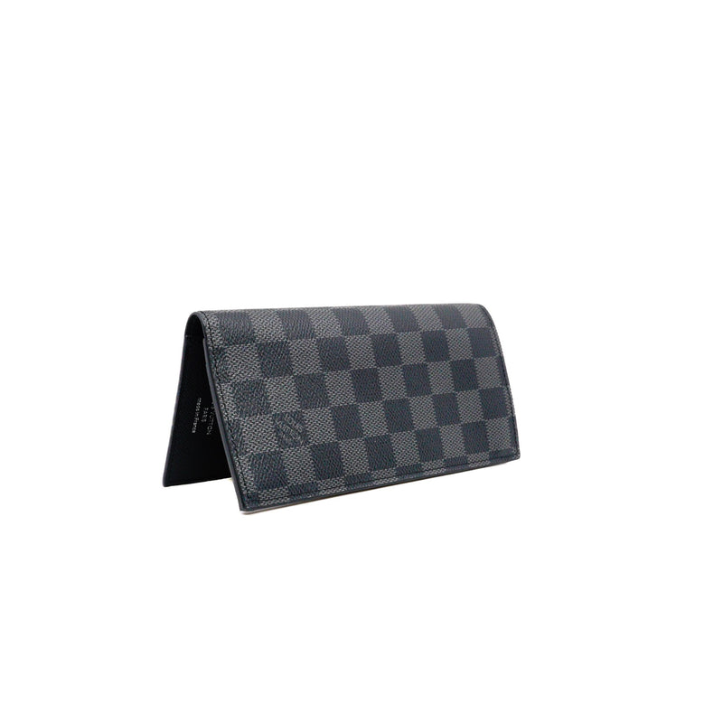 long wallet black/grey damier graphite