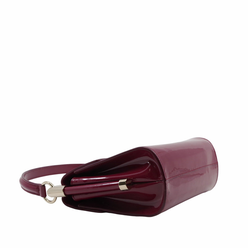 VIV' CARRÉ SHOULDER BAG SMALL LEATHER PINK - L'UXE LINK