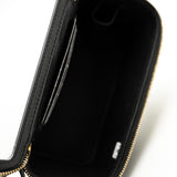thumbnail long vanity in black wax calfskin #HPL4XXXX ghw