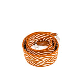 thumbnail shoulder strap wide brown/white phw