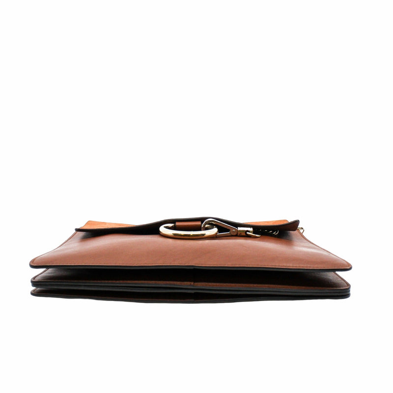faye medium leather brown ghw - L'UXE LINK