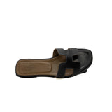 thumbnail H silpper black with brown Size 37