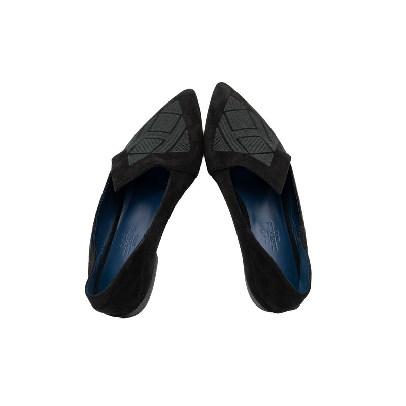 Loafer in Suede Black #36 - L'UXE LINK