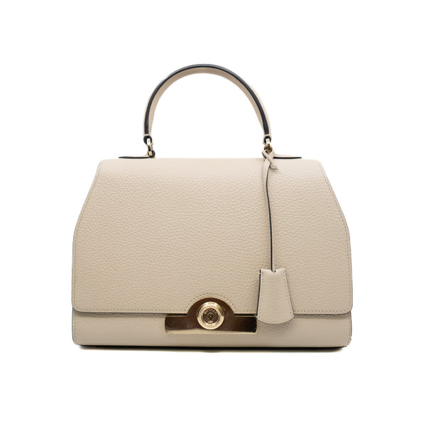Moynat Rejane PM In Leather Beige GHW