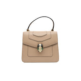 thumbnail serpenti forever top handle bag beige leather rghw