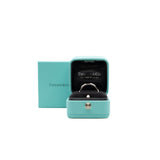 thumbnail true band ring with Diamonds phw #8.5