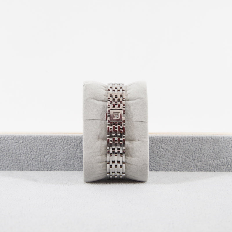 21mm white MOP diamond steel #90121805 - L'UXE LINK