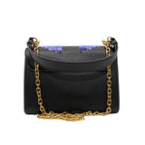 thumbnail mm epi sequins bird motif in black leather ghw