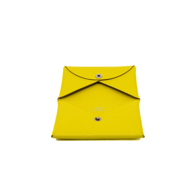 calvi card holder lime epsom phw U stamp