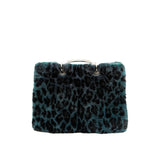 thumbnail medium diorissimo tote in blue/ black fur phw