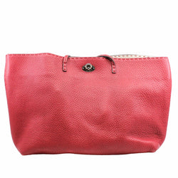 Tote Bag Leather Red