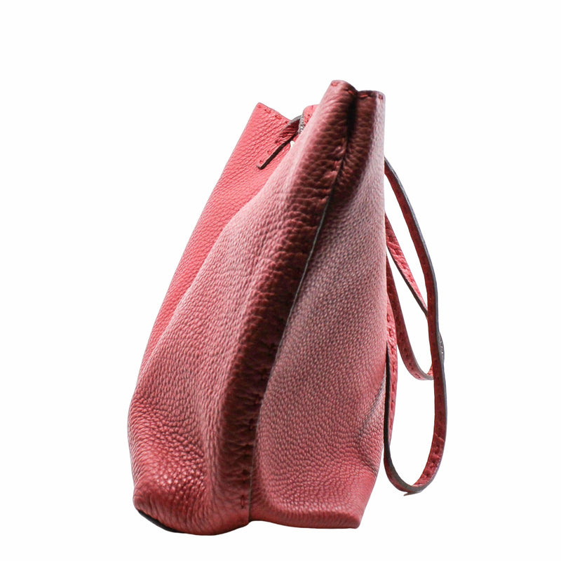 Tote Bag Leather Red - L'UXE LINK