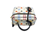 thumbnail Vanity Bag Multicolor In White/Black With Chain GHW 2020 - L'UXE LINK