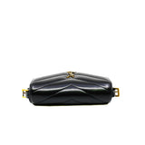 thumbnail small Loulou bag in black leather ghw